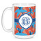 Blue Parrot Coffee Mug - 15 oz - White