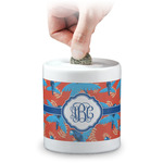 Blue Parrot Coin Bank (Personalized)