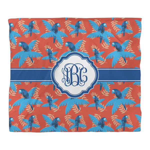 Blue Parrot Comforter - King - Front