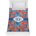Blue Parrot Comforter - Twin XL (Personalized)