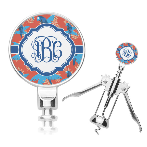 Custom Blue Parrot Corkscrew (Personalized)