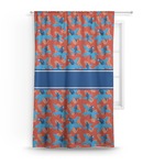 Blue Parrot Curtain - 50"x84" Panel