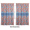 Blue Parrot Curtain 112x80 - Lined
