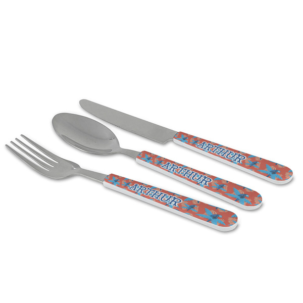 Blue Parrot Cutlery Set - MAIN