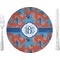 Blue Parrot 10" Glass Lunch / Dinner Plates - Single or Set (Personalized)