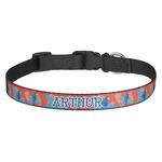 Blue Parrot Dog Collar (Personalized)