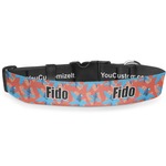 Blue Parrot Deluxe Dog Collar - Extra Large (16" to 27") (Personalized)