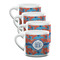 Blue Parrot Double Shot Espresso Mugs - Set of 4 Front