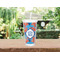 Blue Parrot Double Wall Tumbler with Straw Lifestyle
