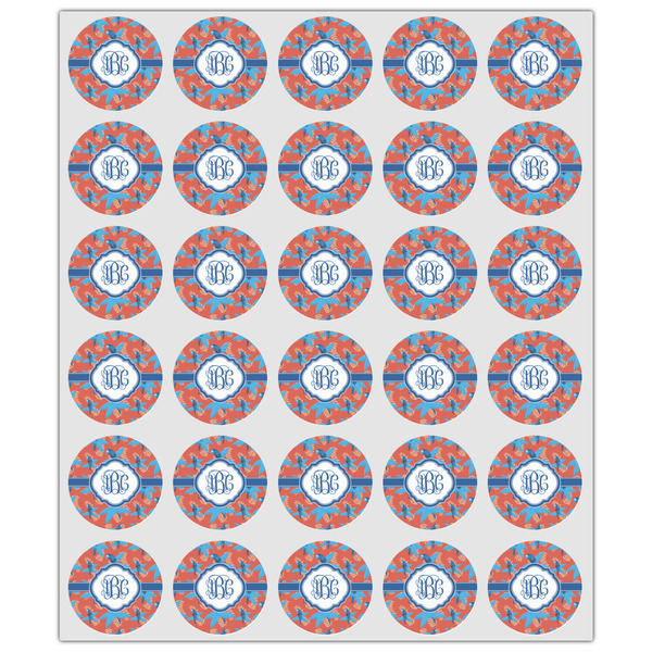 Blue Parrot Drink Topper - XSmall - Set of 30