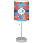 Blue Parrot Lamp with Drum Shade (Personalized)