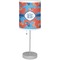 Blue Parrot Drum Lampshade with base included