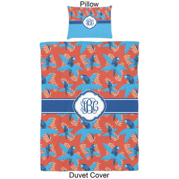 Blue Parrot Duvet Cover Set - Twin - Approval