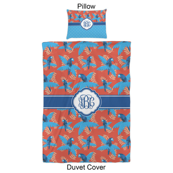 Blue Parrot Duvet Cover Set - Twin XL - Approval