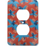 Blue Parrot Electric Outlet Plate