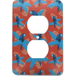 Blue Parrot Electric Outlet Plate (Personalized)