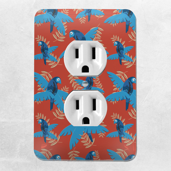 Blue Parrot Electric Outlet Plate - LIFESTYLE