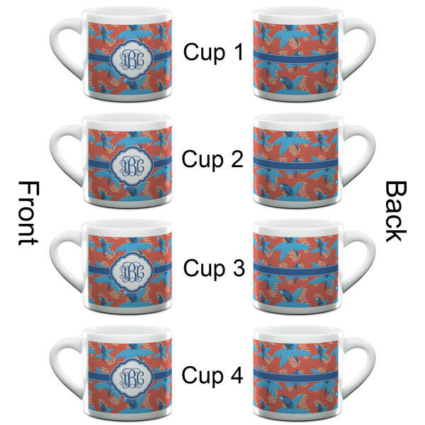 Blue Parrot Espresso Cup - 6oz (Double Shot Set of 4) APPROVAL