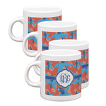 Blue Parrot Single Shot Espresso Cups - Set of 4 (Personalized)