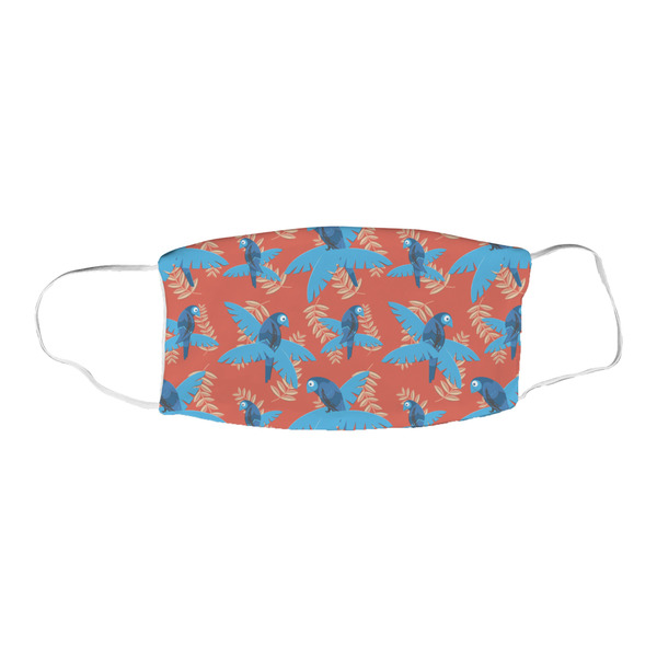 Blue Parrot Fabric Face Mask