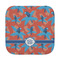Blue Parrot Face Cloth-Rounded Corners