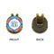 Blue Parrot Golf Ball Hat Clip Marker - Apvl - GOLD