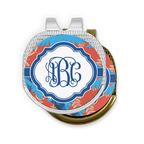 Blue Parrot Golf Ball Marker Hat Clip - PARENT/MAIN