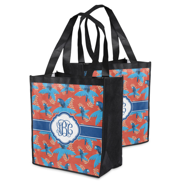 Blue Parrot Grocery Bag - MAIN