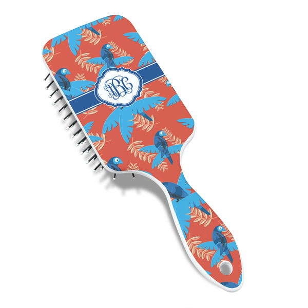 Blue Parrot Hair Brush - Angle View