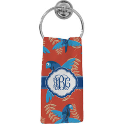 Blue Parrot Hand Towel - Full Print (Personalized)