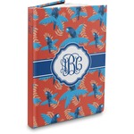Blue Parrot Hardbound Journal - 7.25" x 10" (Personalized)
