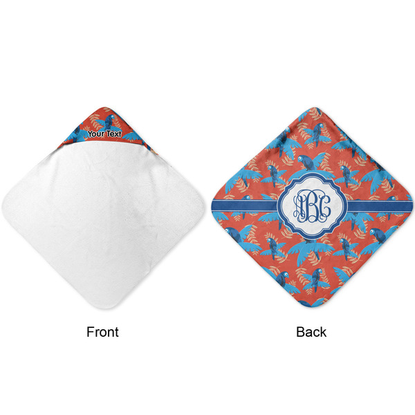 Blue Parrot Hooded Baby Towel- Approval