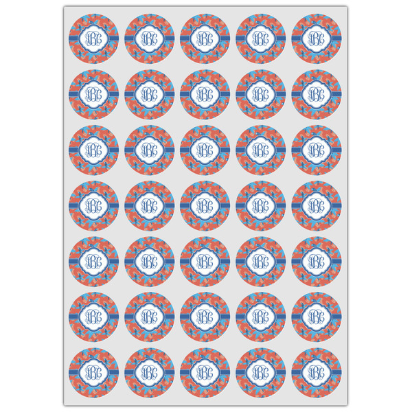 Blue Parrot Icing Circle - XSmall - Set of 35