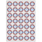 Blue Parrot Icing Circle - XSmall - Set of 35