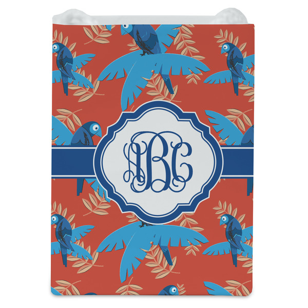 Blue Parrot Jewelry Gift Bag - Gloss - Front