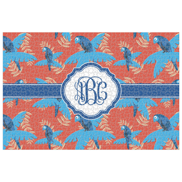 Custom Blue Parrot 1014 pc Jigsaw Puzzle (Personalized)