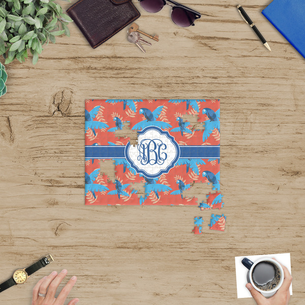 Blue Parrot Jigsaw Puzzle 252 Piece - In Context