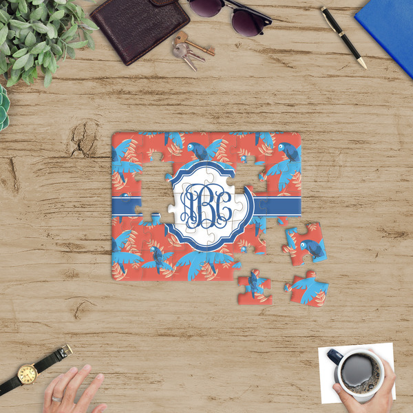 Blue Parrot Jigsaw Puzzle 30 Piece - In Context