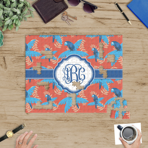 Blue Parrot Jigsaw Puzzle 500 Piece - In Context