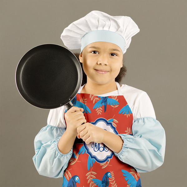 Blue Parrot Kid's Aprons - Medium - Lifestyle