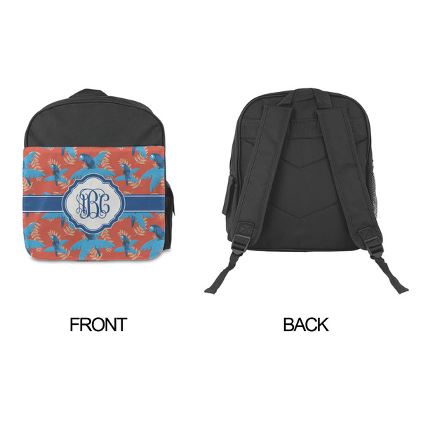 Blue Parrot Kid's Backpack - Approval