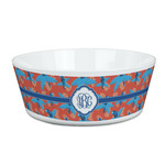 Blue Parrot Kid's Bowl (Personalized)