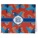 Blue Parrot Kitchen Towel - Poly Cotton w/ Monograms