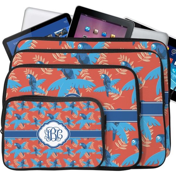 Blue Parrot Laptop Case Sizes