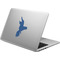 Blue Parrot Laptop Decal