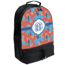 Blue Parrot Backpacks - Black (Personalized)