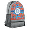 Blue Parrot Large Backpack - Gray - Angled View
