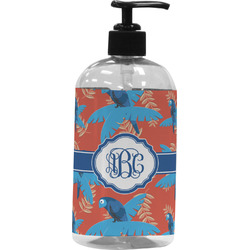 Blue Parrot Plastic Soap / Lotion Dispenser (Personalized)
