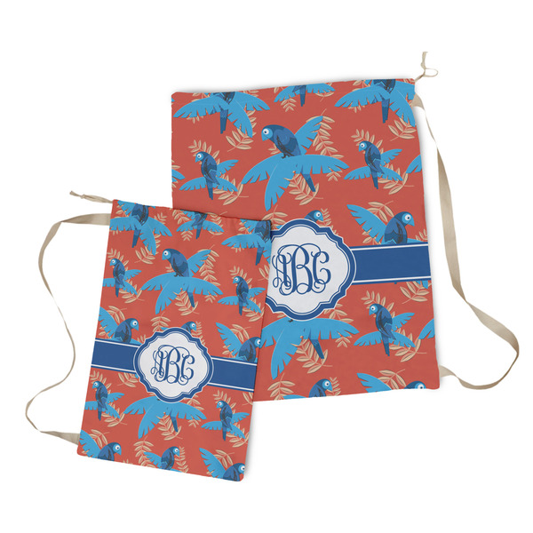 Blue Parrot Laundry Bag - Both Bags