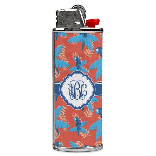 Custom Blue Parrot Case for BIC Lighters (Personalized)
